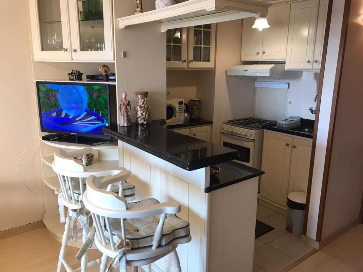 Flat Gramado Centro - Proximo Da Rua Coberta公寓 外观 照片